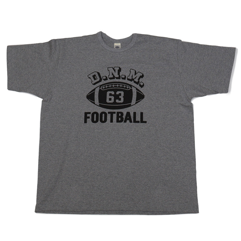 272 CREW NECK T - 63 FOOTBALL - HEATHER GRAY