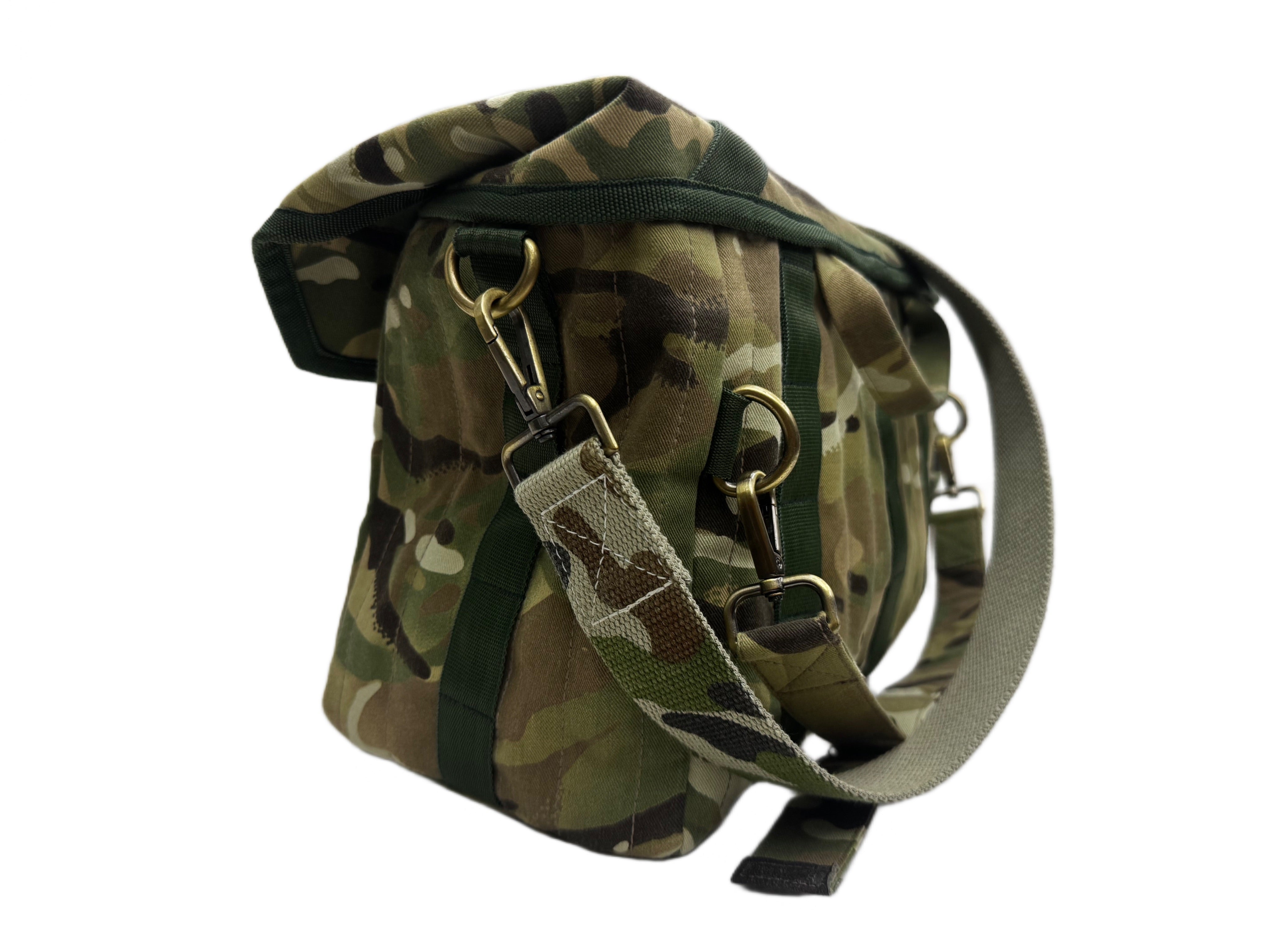 AK/PR/LOT3/ACC/036 The Tactical Camo Camera Bag - GREEN CAMO
