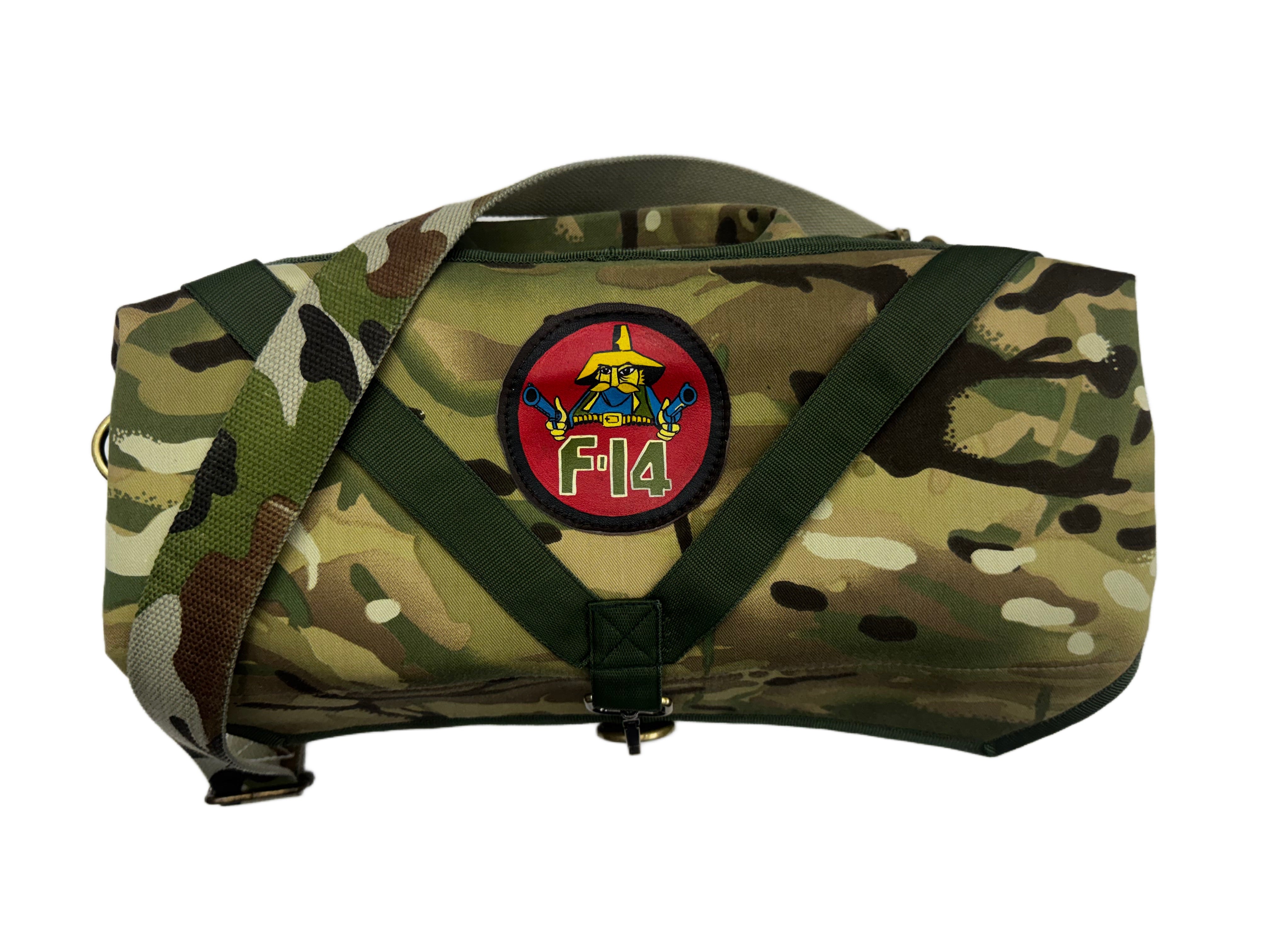 AK/PR/LOT3/ACC/036 The Tactical Camo Camera Bag - GREEN CAMO