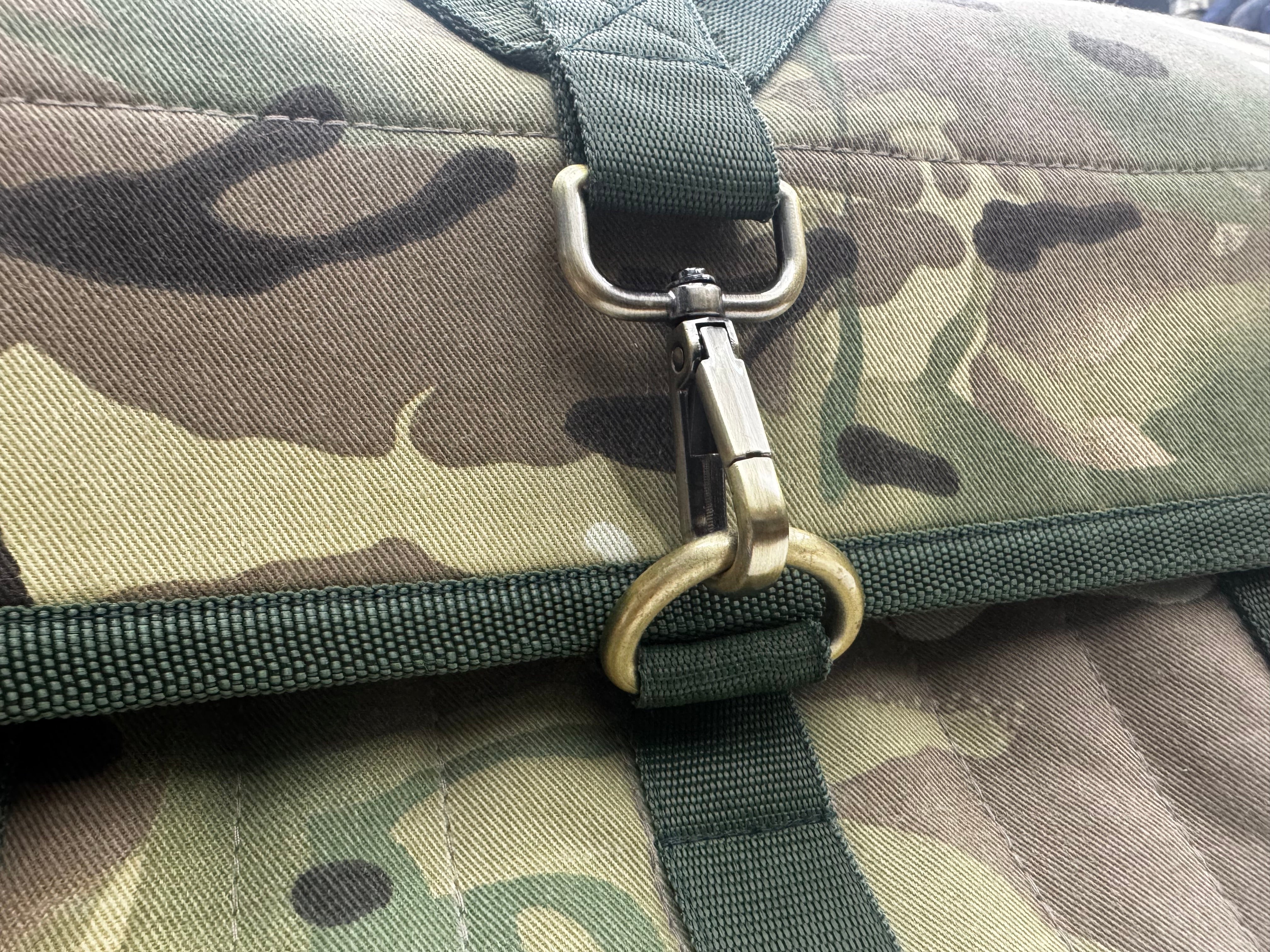 AK/PR/LOT3/ACC/036 The Tactical Camo Camera Bag - GREEN CAMO