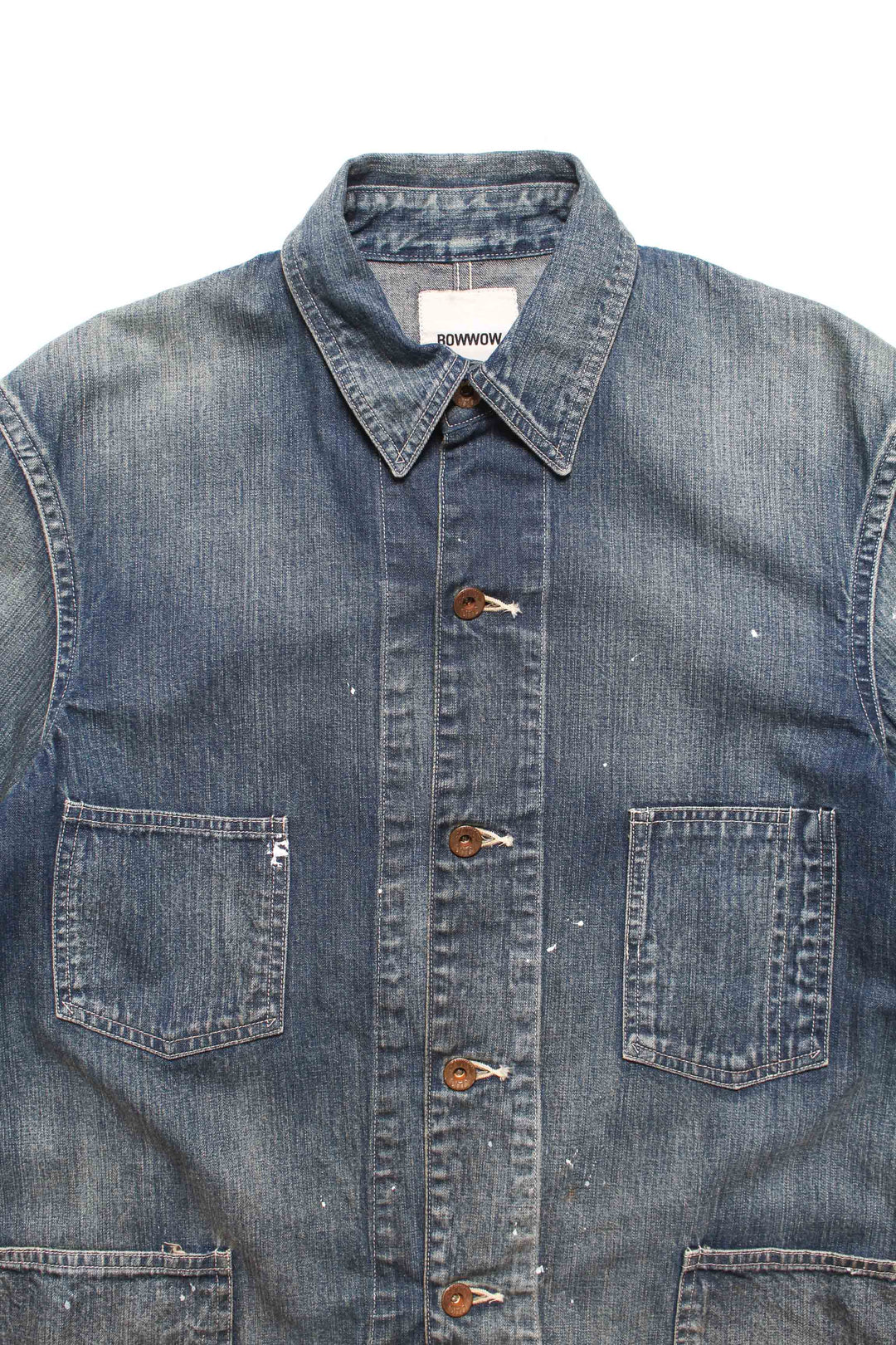 HERITAGE DENIM CHORE COAT AGED - INDIGO