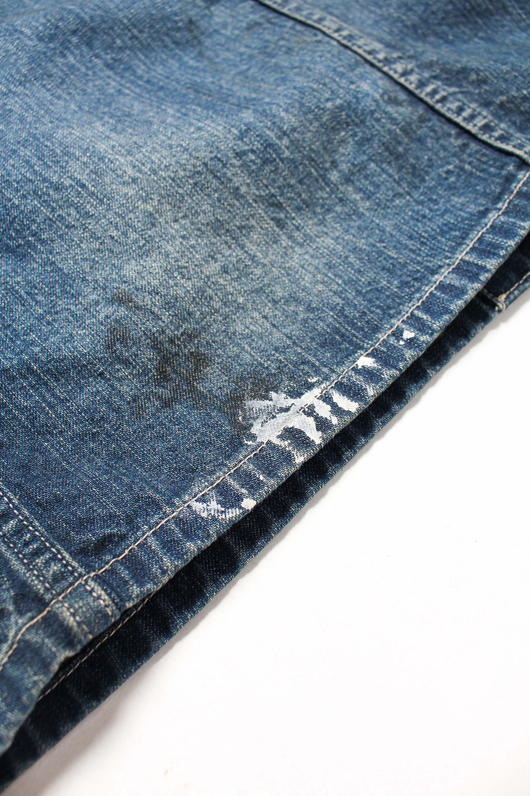 HERITAGE DENIM CHORE COAT AGED - INDIGO