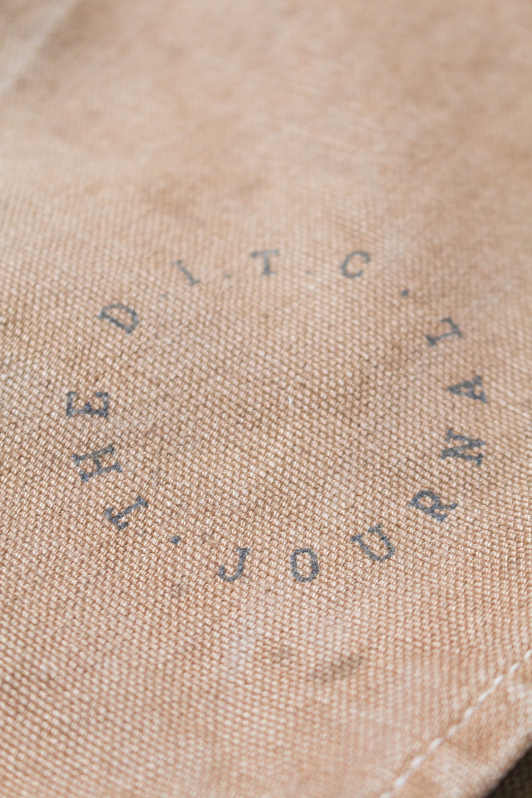 THE BOW WOW JOURNAL NEWSPAPER BAG AGED - BROWN