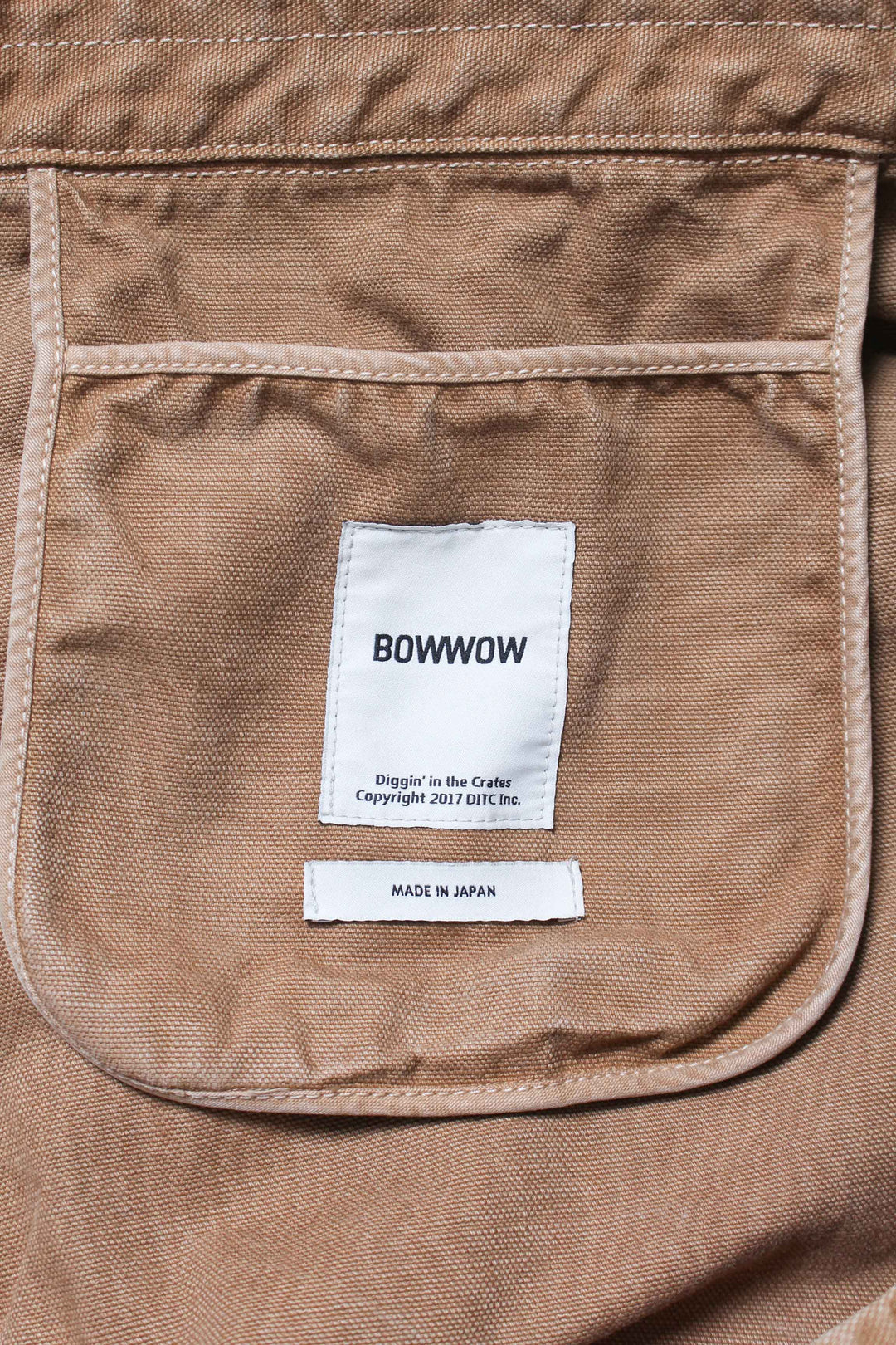 THE BOW WOW JOURNAL NEWSPAPER BAG AGED - BROWN