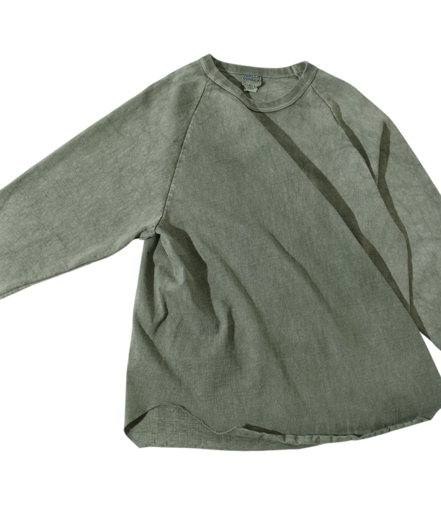 PIGMENT DYE 9oz BASEBALL TEE S/S - GREEN