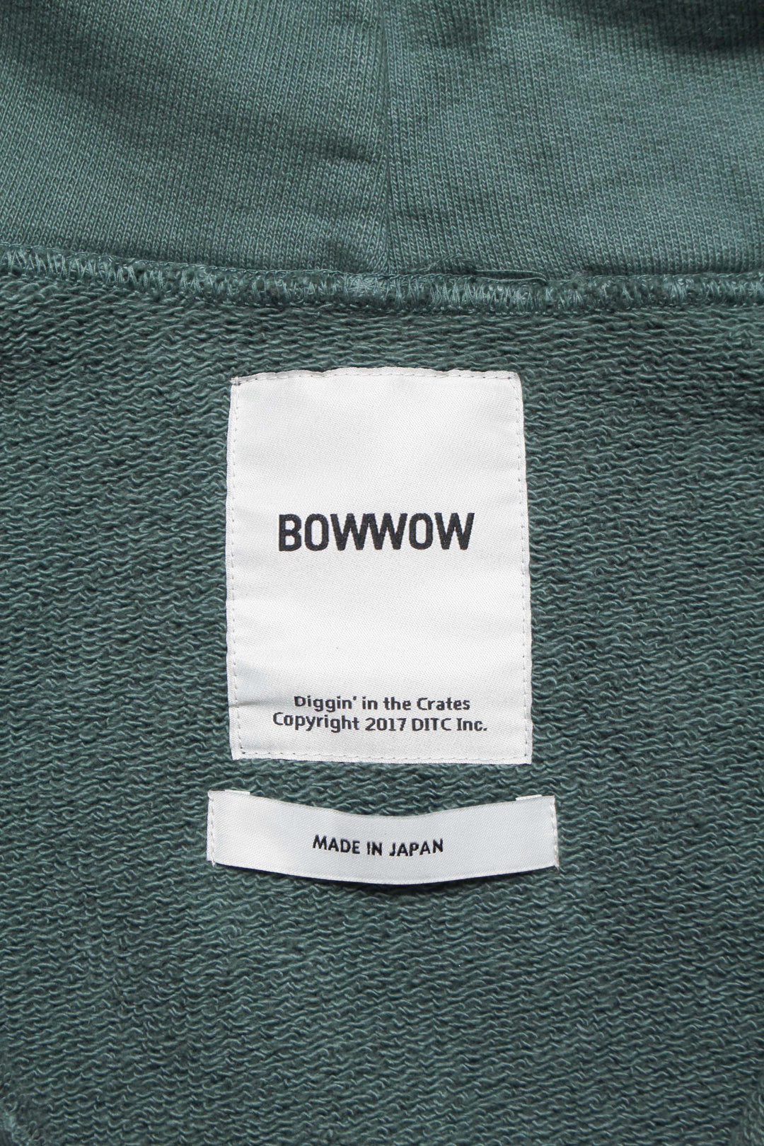 ARMY ZIP HOODIE AGED - AGED GREEN