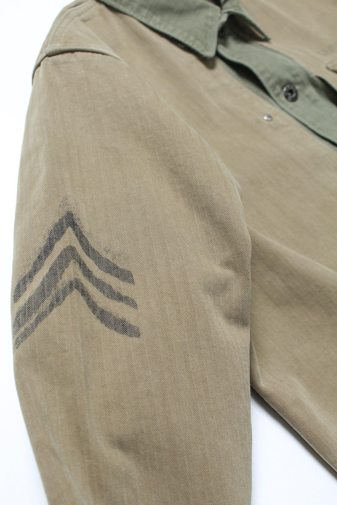 USMC M44 HBT TWO-TONE JACKET AGED - AGED OD TWO-TONE