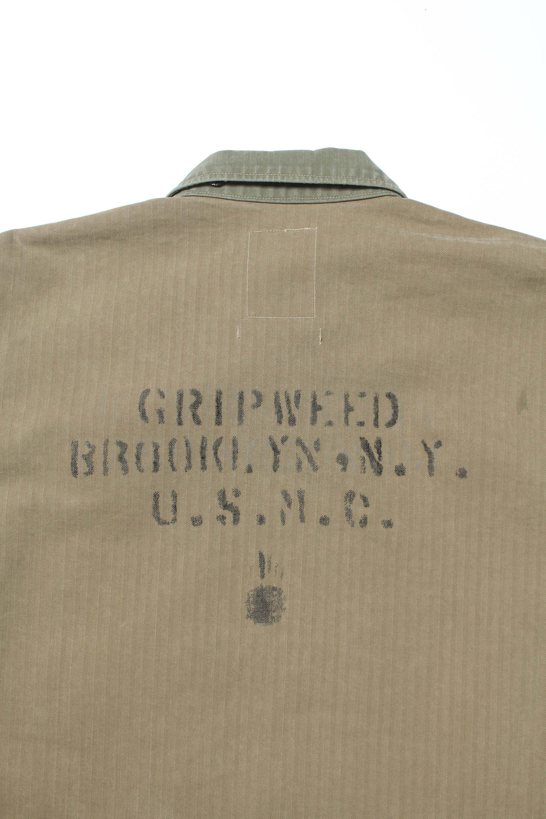 USMC M44 HBT TWO-TONE JACKET AGED - AGED OD TWO-TONE