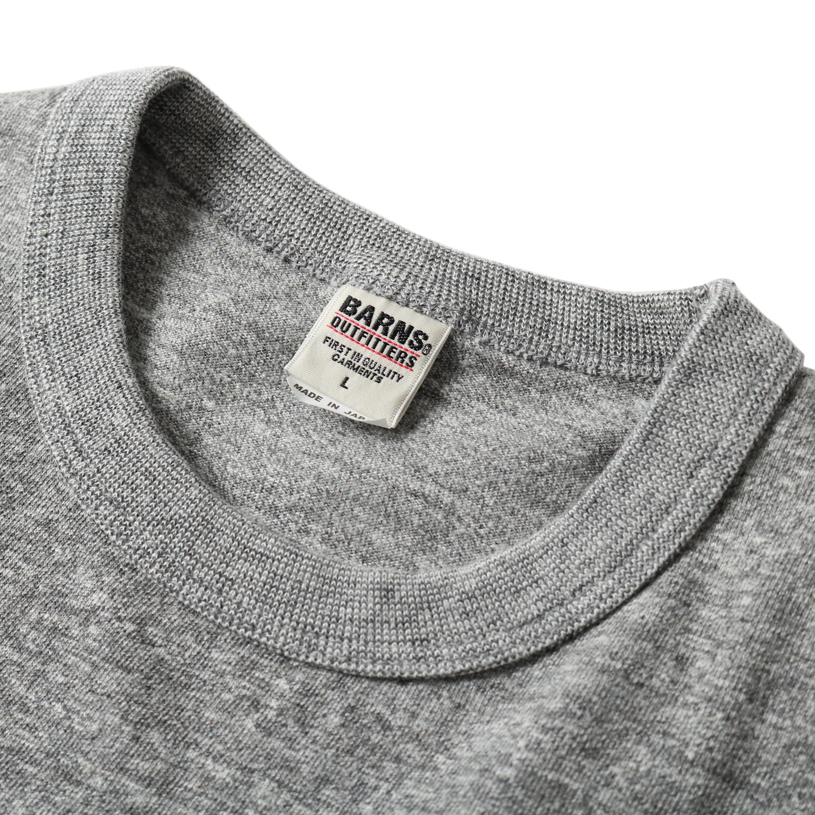 BR-26001 "TSURIAMI" CREW NECK S/S PRINT T-SHIRT (CALIF) - GRAY