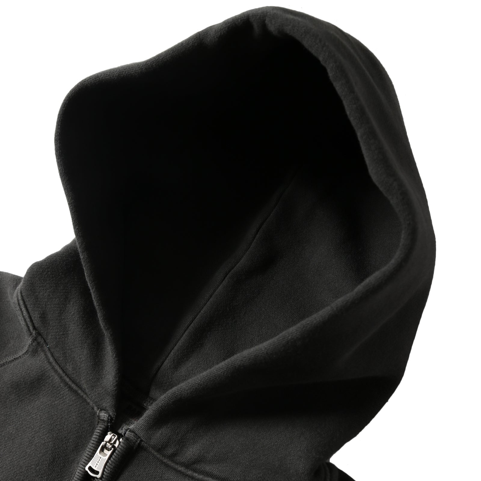 BR-3042PG "STANDARD" 30/7 COZUN PLANE HOODIE PIGMENT DYE - BLACK