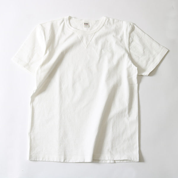 BR-8145 STANDARD COZUN Double V-gusset S/S T-shirt - NATURAL