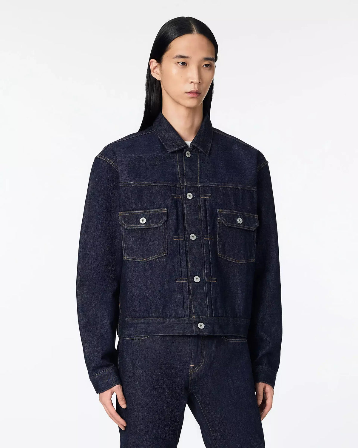 JMGJ1201 Selvedge Type 2 Denim Jacket 14oz - INDIGO
