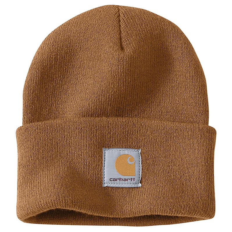 KNIT CUFFED BEANIE - CARHARTT BROWN