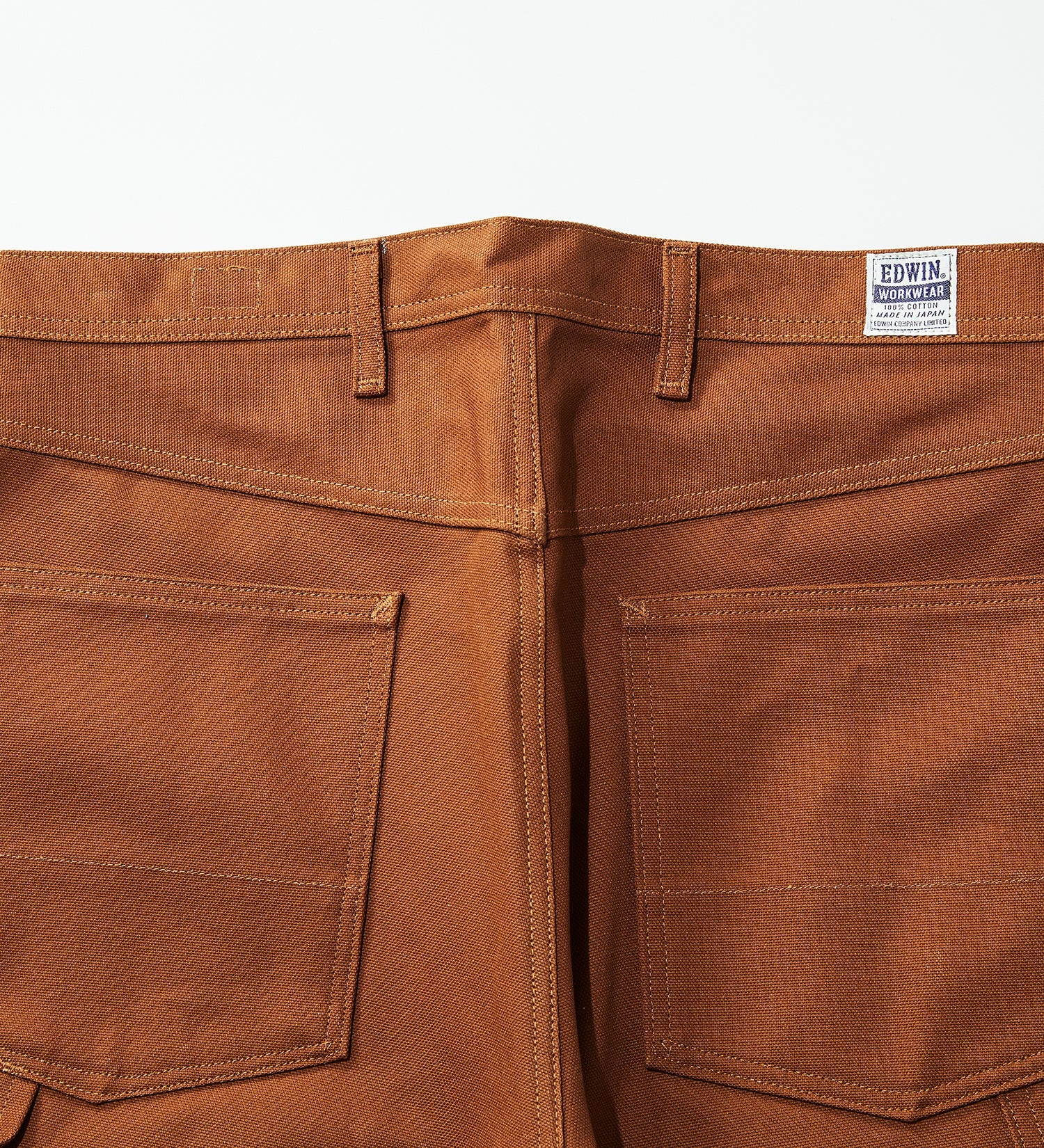 KSB02-168 PAINTER PANTS RIGID UNWASHED - BROWN