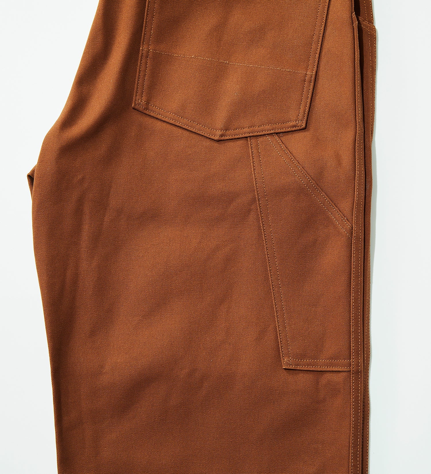 KSB02-168 PAINTER PANTS RIGID UNWASHED - BROWN