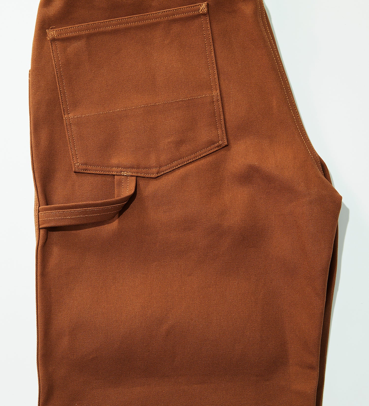 KSB02-168 PAINTER PANTS RIGID UNWASHED - BROWN