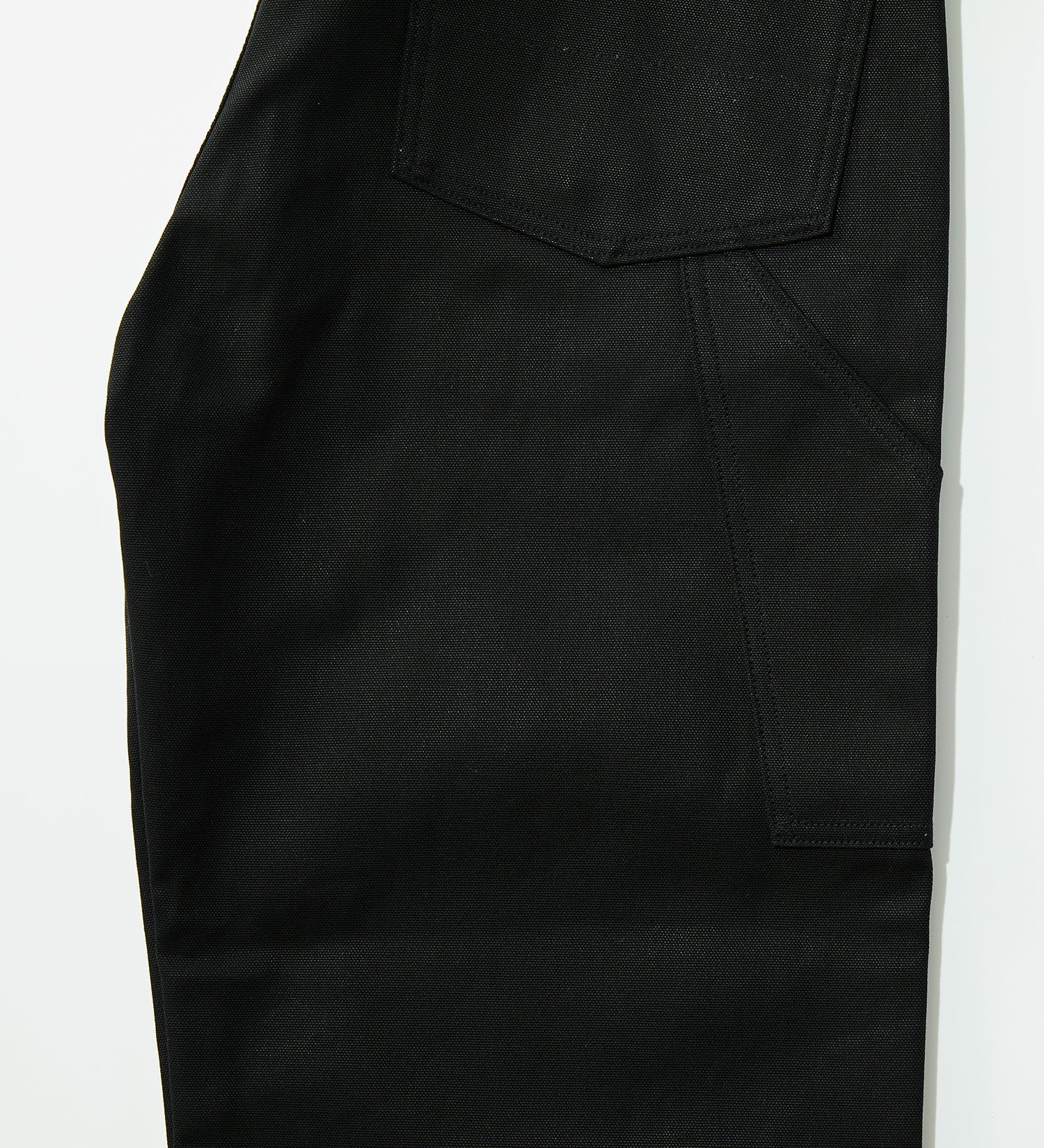 KSB02-175 PAINTER PANTS RIGID UNWASHED - BLACK