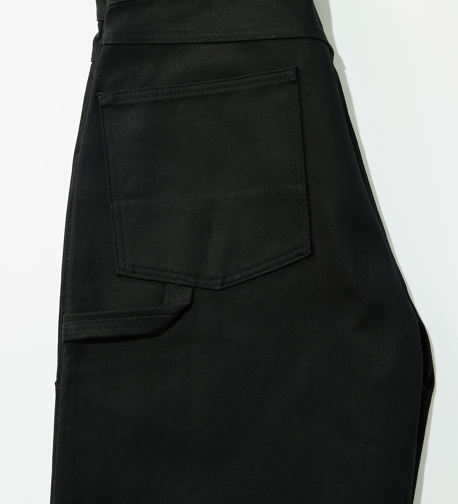 KSB02-175 PAINTER PANTS RIGID UNWASHED - BLACK