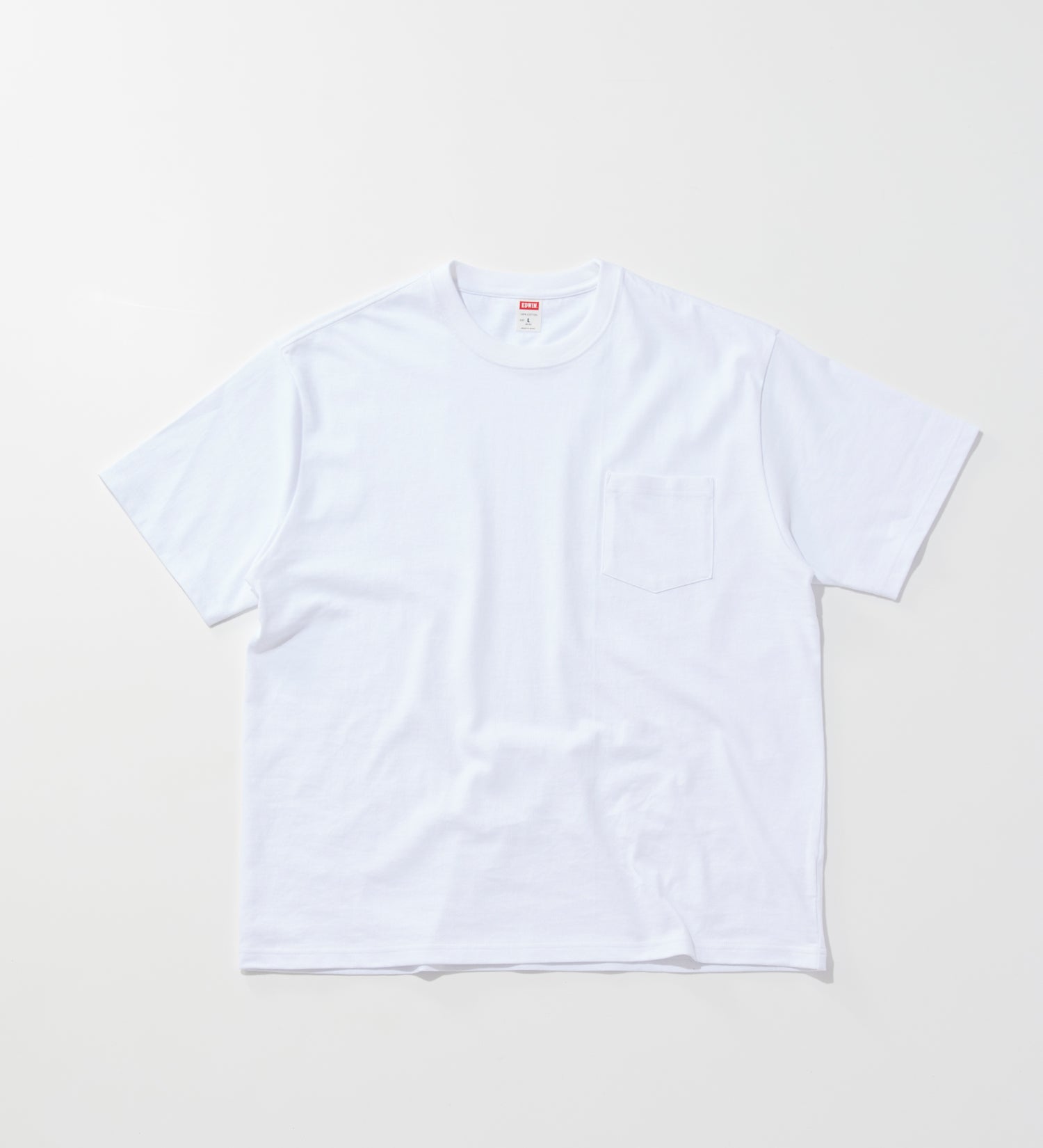 KST061-18 POCKET TEE S/S - WHITE