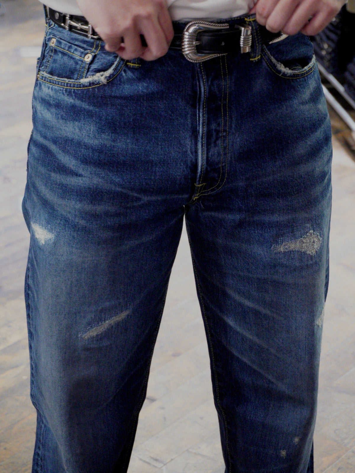 EEU104-SP2M LOOSE FIT - BLUE DARK USED REPAIR