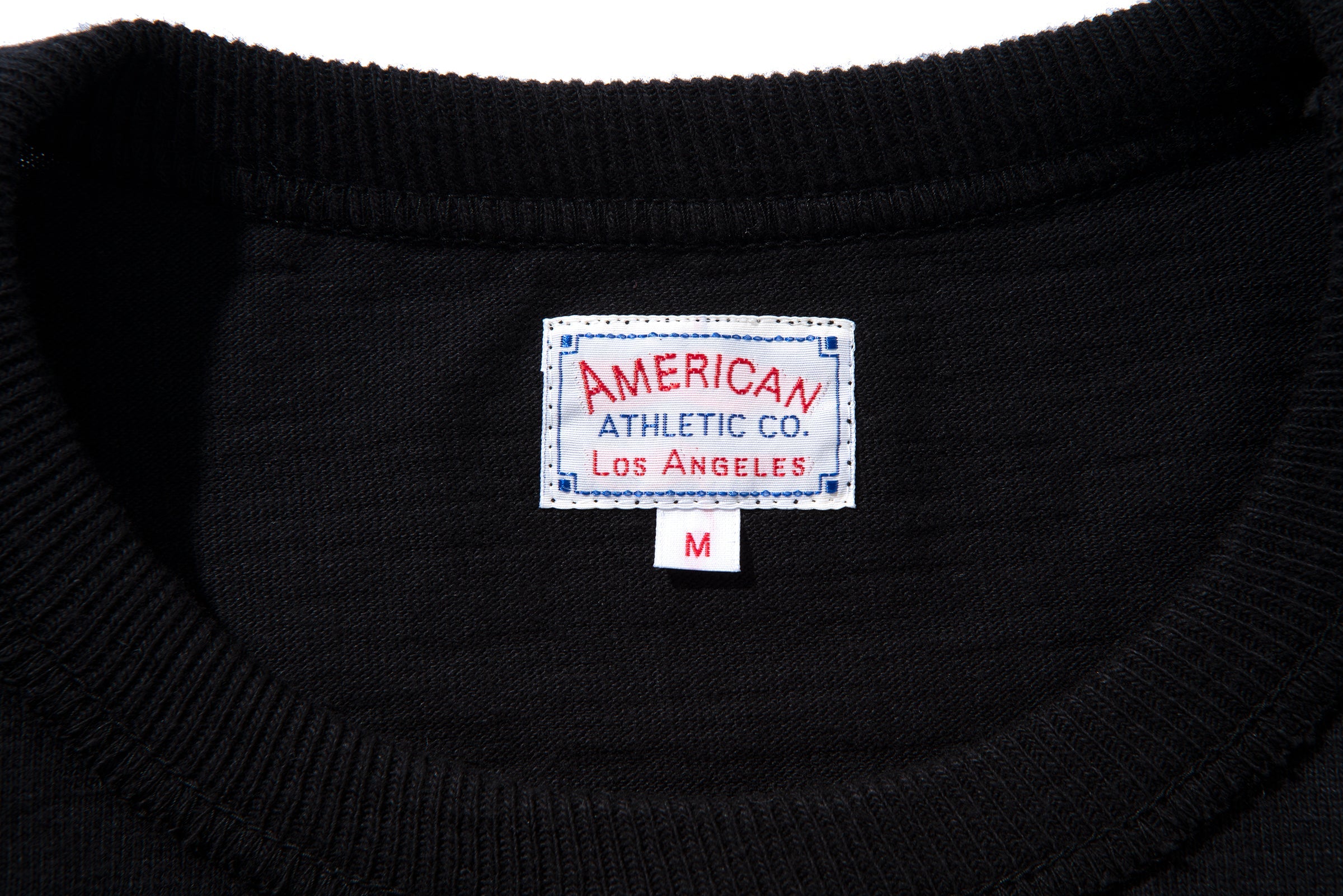 MC19010 ATHLETIC T-SHIRT / LOOP-WHEEL - BLACK