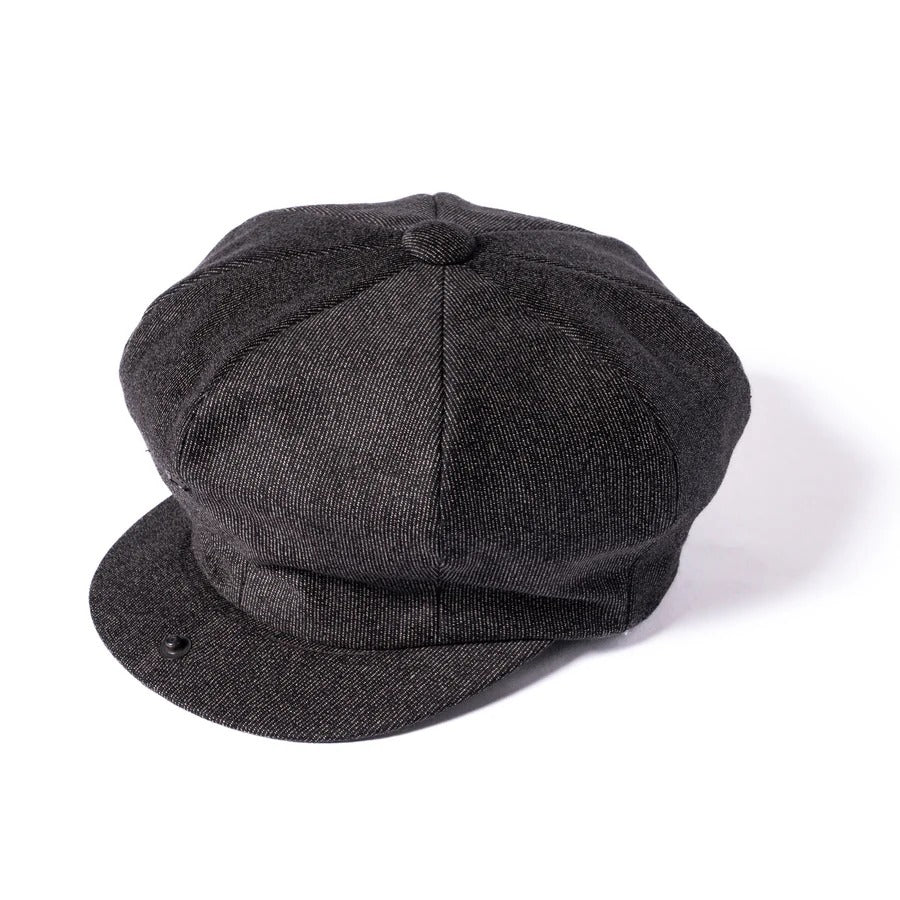 MA24105 DOUBLE DIAMOND PRINTED NEWSBOY CAP - SALT&PEPPER