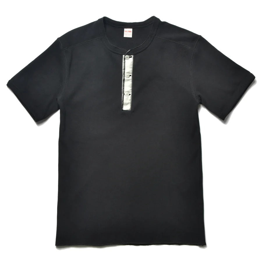 MC23022 UNION HENLEY UNDERSHIRT S/S - BLACK