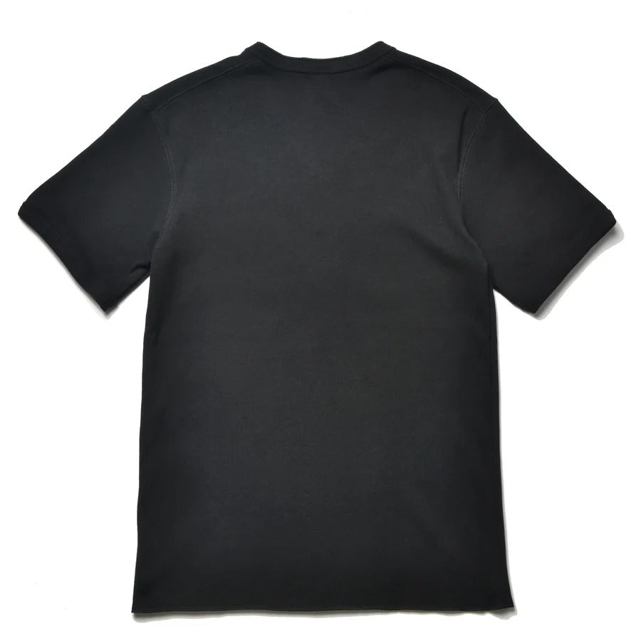 MC23022 UNION HENLEY UNDERSHIRT S/S - BLACK