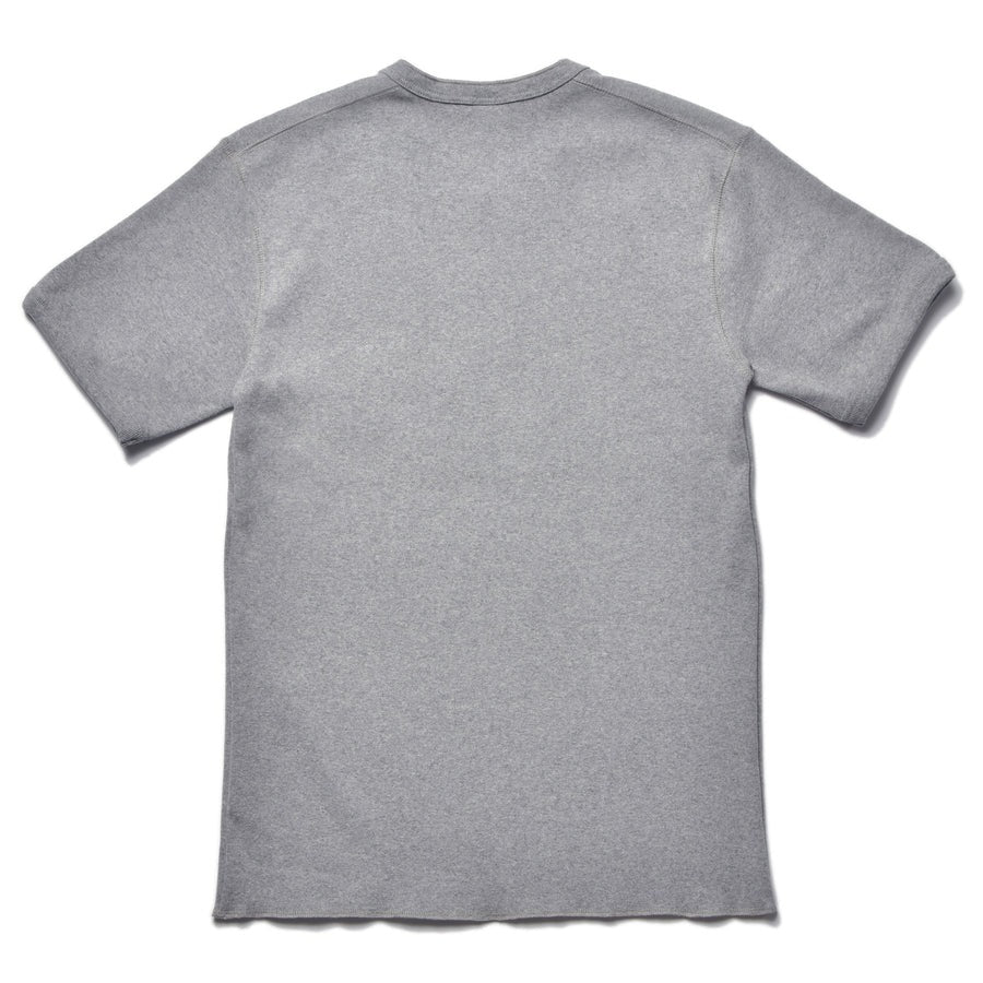 MC23022 UNION HENLEY UNDERSHIRT S/S - MEDIUM GRAY