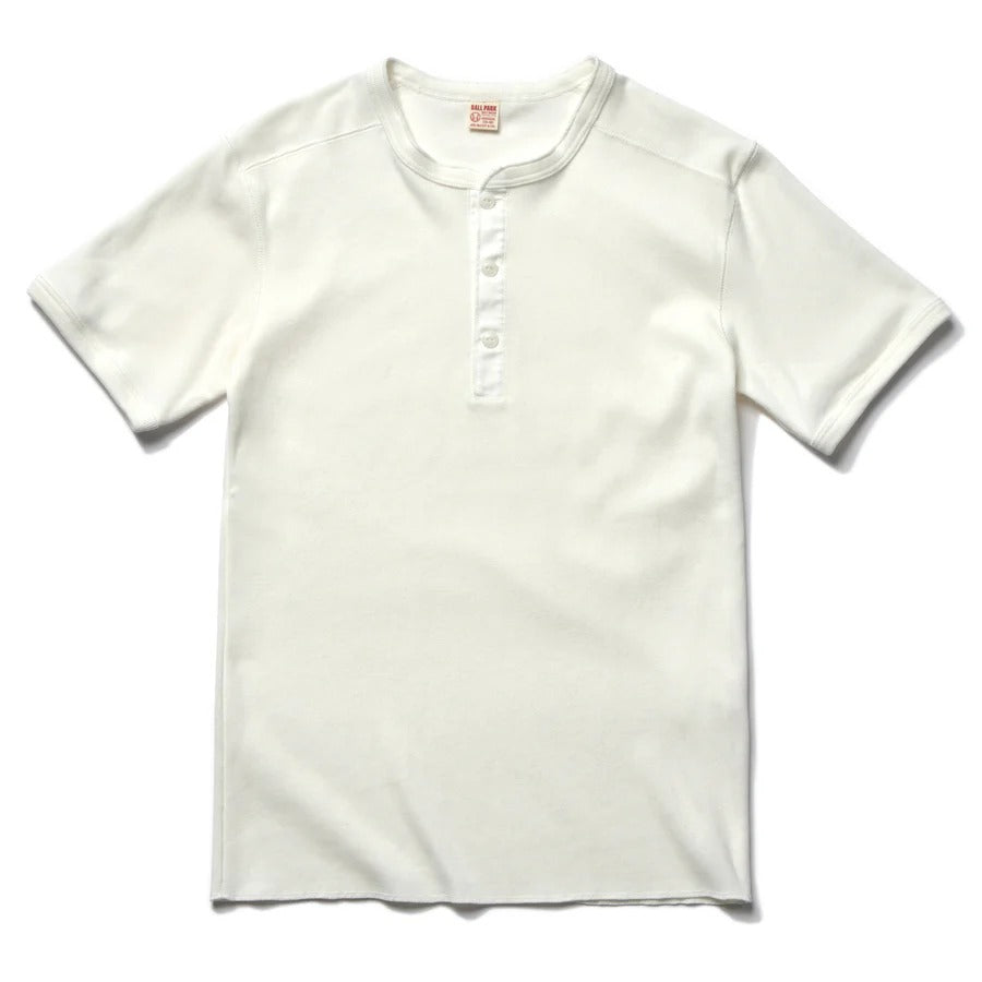 MC23022 UNION HENLEY UNDERSHIRT S/S - WHITE