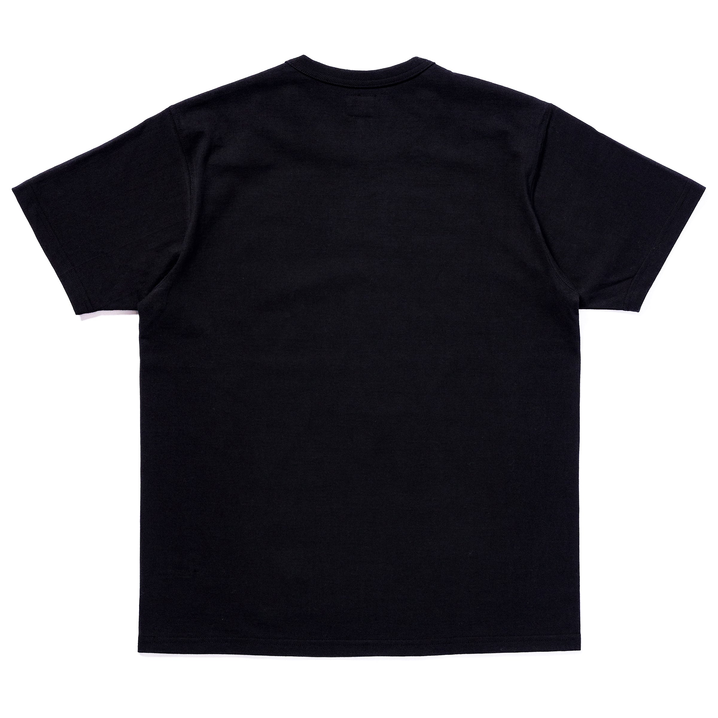 MC24004 THE REAL McCOY'S LOGO TEE S/S - BLACK