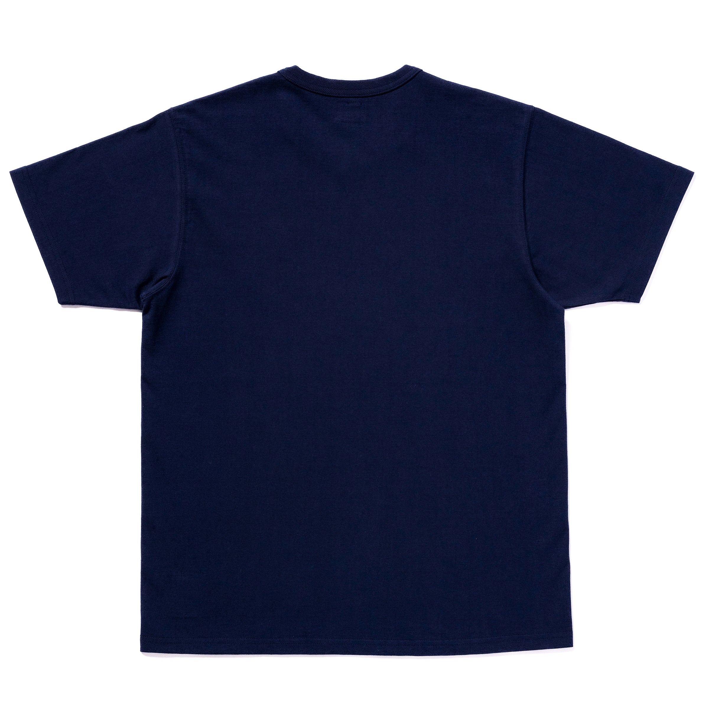 MC24004 THE REAL McCOY'S LOGO TEE S/S - NAVY