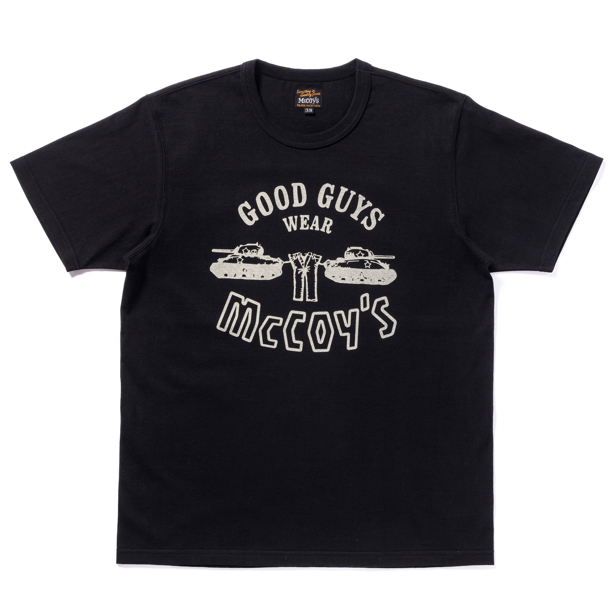 MILITARY TEE / GOOD GUYS WEAR MCCOY S - BLACK