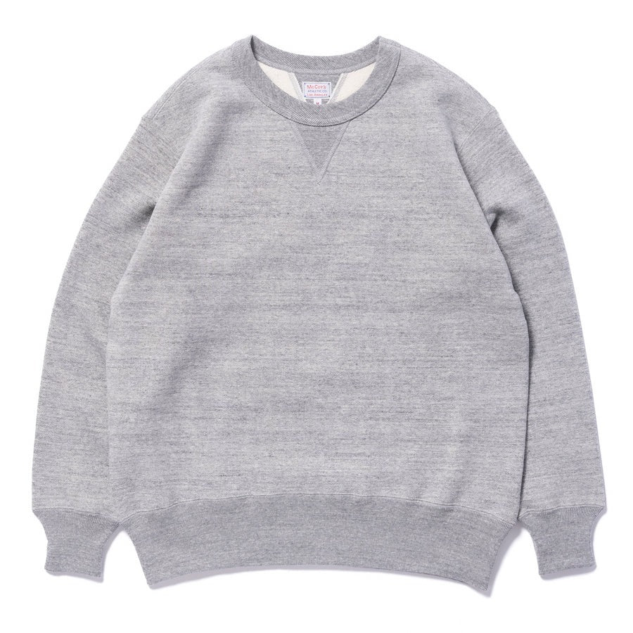 MC24113 10 OZ. LOOPWHEEL CREWNECK SWEATSHIRT - GRAY