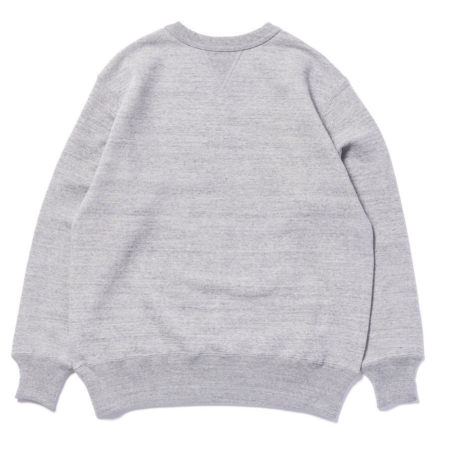 MC24113 10 OZ. LOOPWHEEL CREWNECK SWEATSHIRT - GRAY