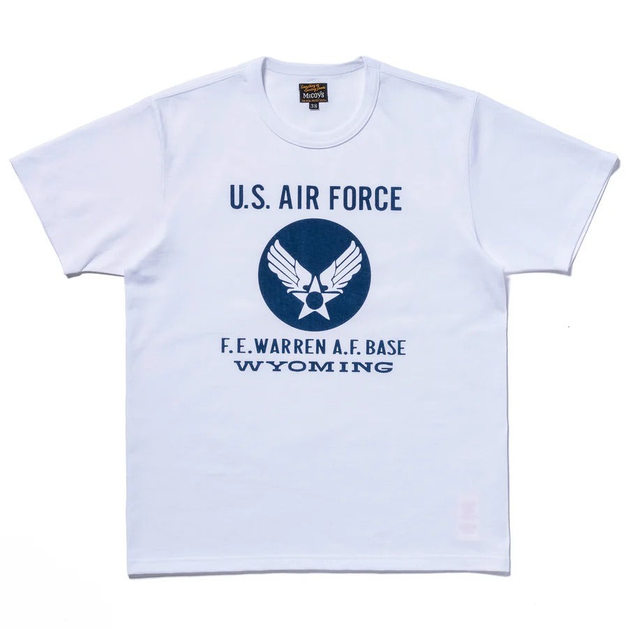 MC25007 MILITARY TEE / F.E. WARREN BASE - WHITE