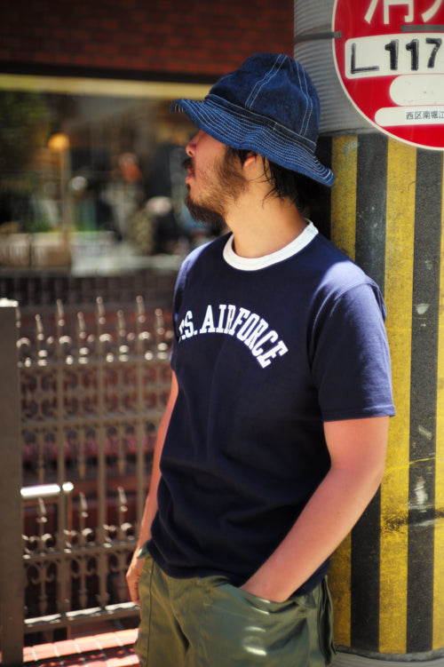 MC25008 MILITARY TEE / U.S. AIR FORCE - NAVY/MILK