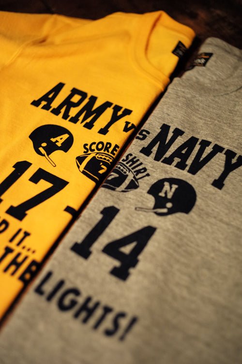 MC25011 MILITARY TEE / ARMY VS. NAVY - GRAY