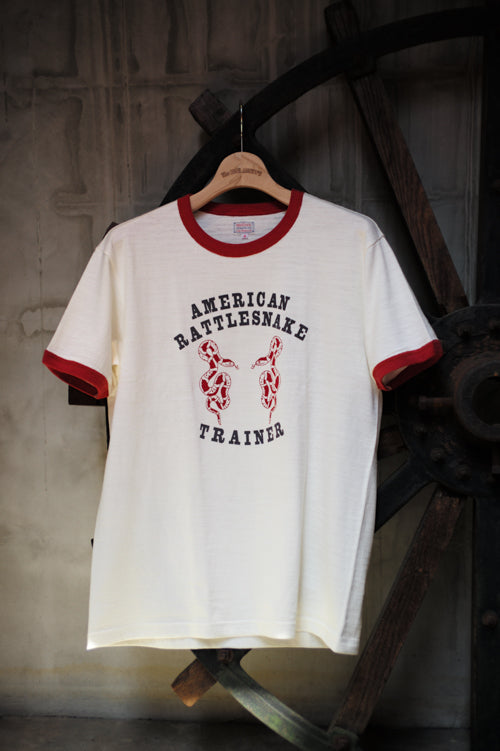 MC25021 ATHLETIC T-SHIRT / RATTLE SNAKE TRAINER - MILK/CHERRY