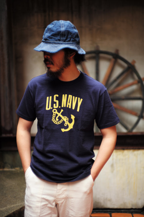 MC25023 ATHLETIC TEE / U.S. NAVY - NAVY
