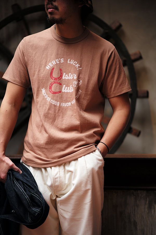 MC26024 JOE MCCOY TEE / ULSTER CLUB - CHESTNUT