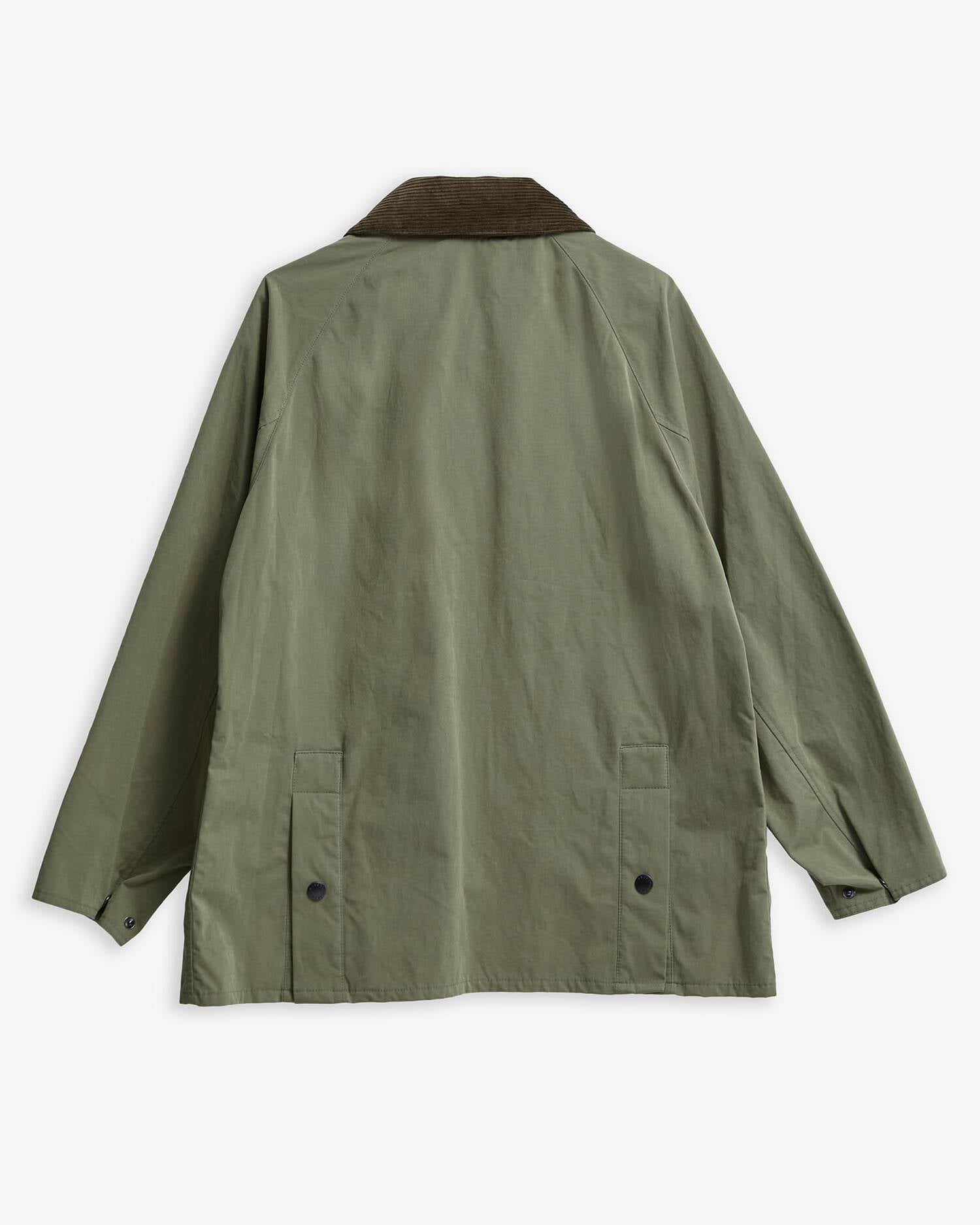 OS PEACHED BEDALE CASUAL JACKET - FERN