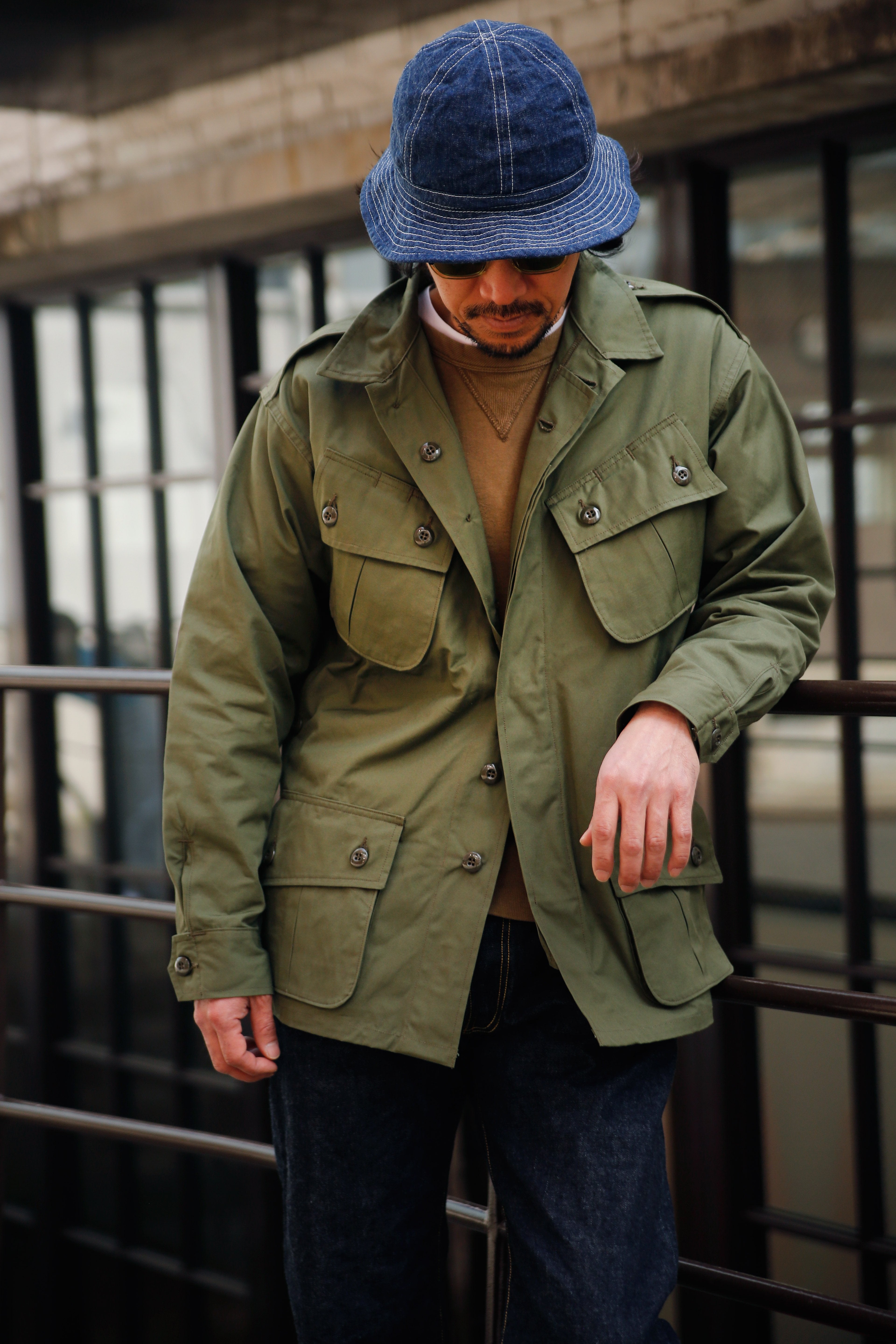 MJ22006 COAT MAN'S COMBAT TROPICAL (MODEL 220) - OLIVE