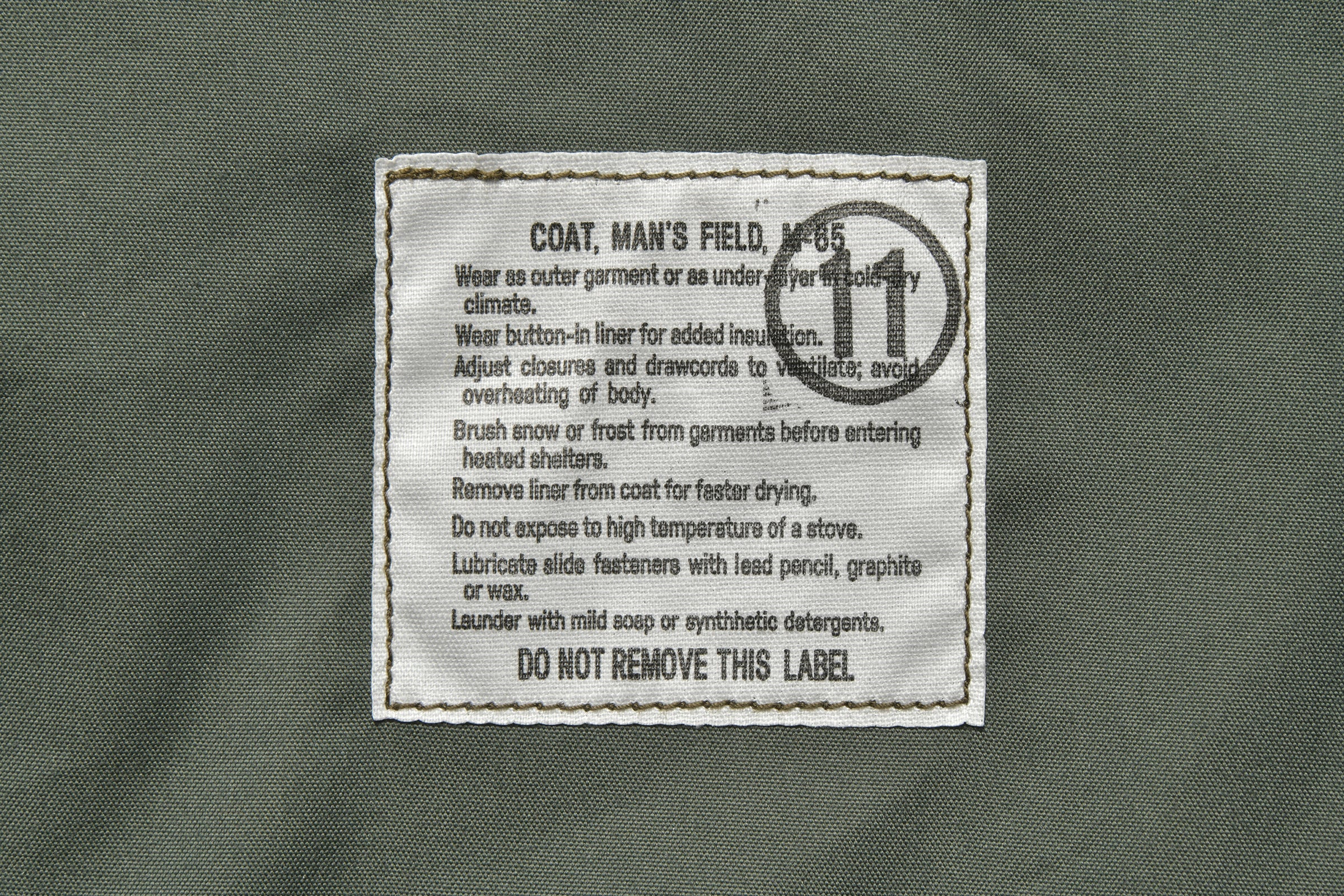MJ22107 COAT MAN'S FIELD M-65 - OLIVE