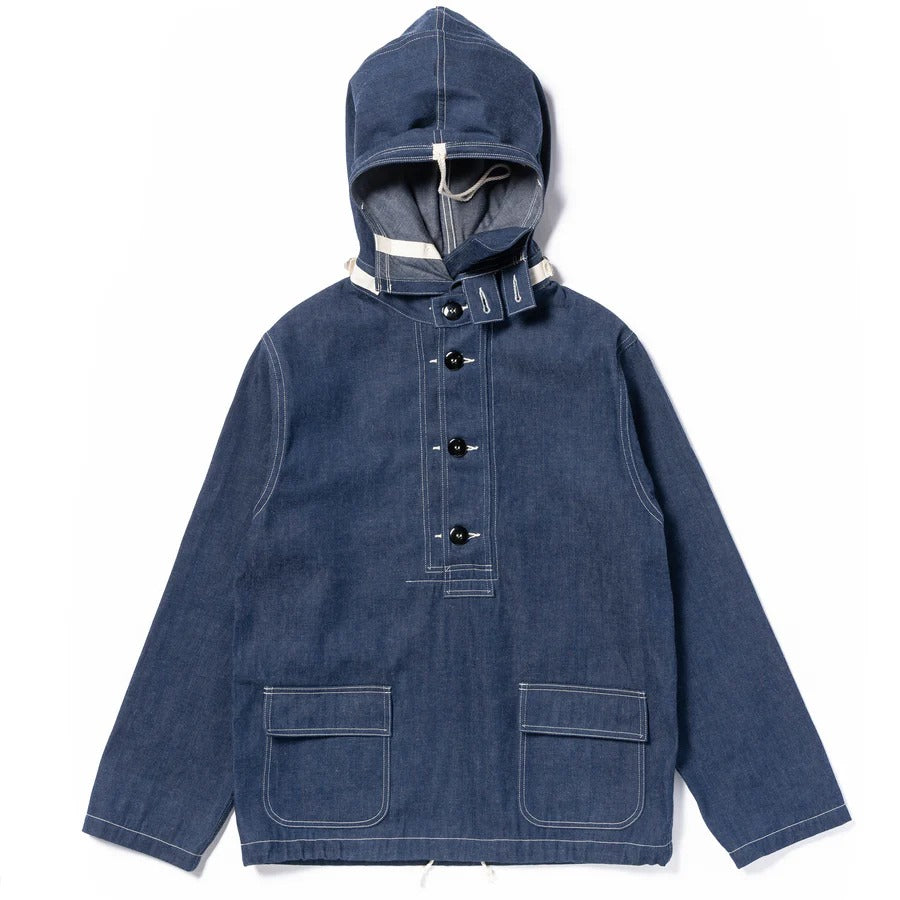 MJ24107 U.S. NAVY DENIM PARKA - INDIGO