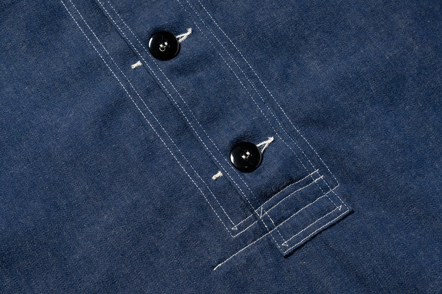 MJ24107 U.S. NAVY DENIM PARKA - INDIGO