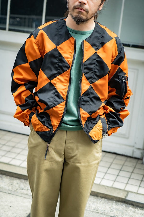 MJ25008 JACKET, LINECREWMAN, IDENTIFYING, TYPE G-1 - ORANGEXBLACK