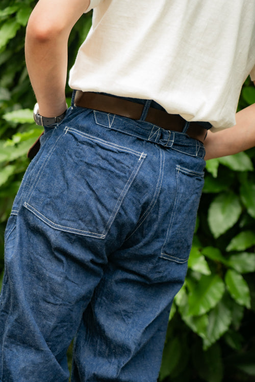 MP25002 TROUSERS WORKING DENIM BLUE - INDIGO