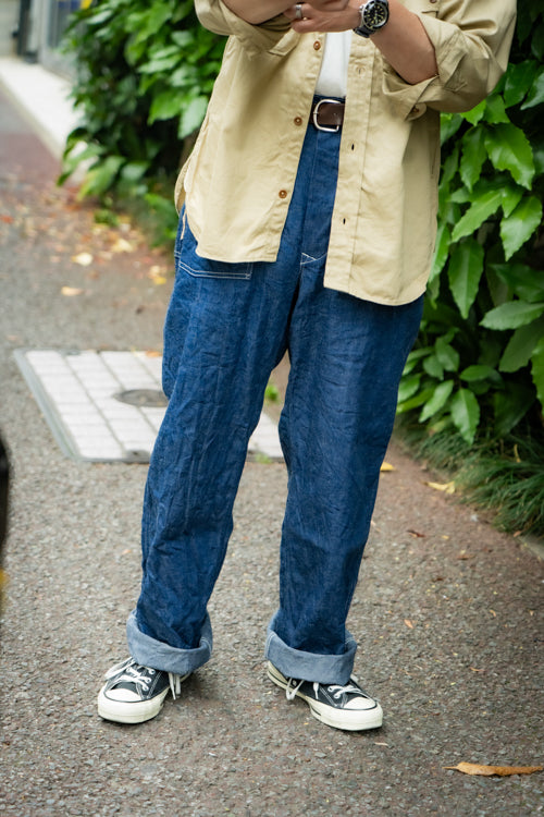 MP25002 TROUSERS WORKING DENIM BLUE - INDIGO