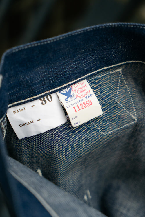 MP25002 TROUSERS WORKING DENIM BLUE - INDIGO